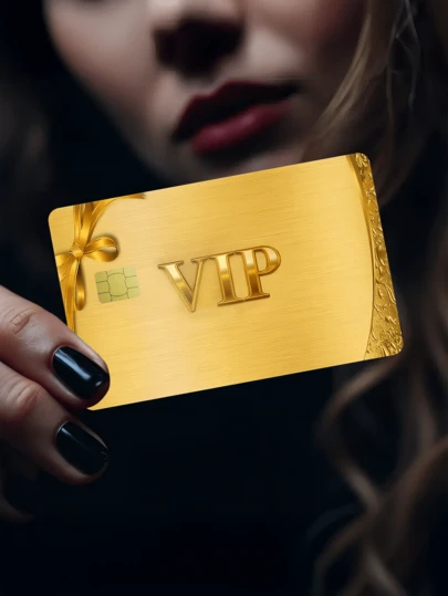 1 Stück Schleife VIP Kreditkartenhalter, luxuriöser Goldstil Dekor, PVC Material fingerabdruckfest, kratzfest, Valentinstag Geschenk, geeignet für Männer und Frauen, Paare, für Mini-Chip-Karte, Bankkarte, Kreditkarte, Fahrkarte, Studentenausweis DIY