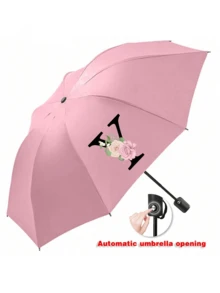 Paraguas plegable, paraguas para el sol, esencial de viaje, mini paraguas portátil de bolsillo de doble uso con protección solar, paraguas automático completamente, protección UV, reforzado, unisex, a prueba de viento, paraguas plegable compacto, protección solar y sombrilla para exteriores, lindo paraguas de campista, plegable grande, pequeño, mediano unisex, impermeable y ligero - Multicolor - Ver 30