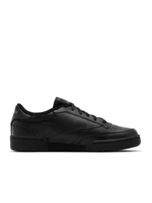 Reebok Club C 85 男士运动鞋 吸汗透气 防晒 防风 春季装饰 百搭 Logo 纯色印花 易洗速干 运动户外跑步 日常上学 黑色 100000153 - 黑色 - 查看 3