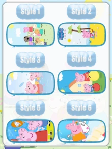 Peppa Pig Cartoon Large-Capacity Stationery Box, Pencil Case, Cute Theme Anime Pen Case - Multicolor - View 2