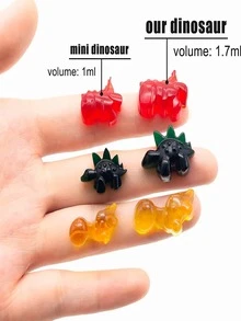 Silikonbjörn, dinosaurie, hjärtformad iskubsform, gör-det-själv-bakverktyg för gelé, choklad, iskub - Multifärgad - Visa 11