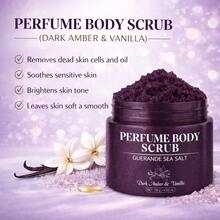 120克海盐香氛磨砂膏，令肌肤光滑柔嫩，琥珀香草香氛，温和去除角质，美白柔滑身体每一寸肌肤。 - 淡紫色 - 查看 1