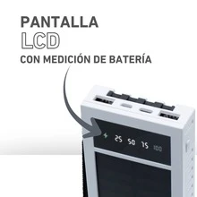 Power Bank 4 en 1 de 10000mAh con Panel Solar Carga Rápida Multifuncional Power Bank - Multicolor - Ver 5