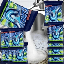 JAKEHOE管道疏通粉，浴室和厨房管道堵塞清除剂，溶解堵塞物，去除异味 - 粉狀 - 查看 9