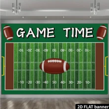 7x5英尺足球背景摄影橄榄球运动派对背景美式橄榄球场照片 - 多色2 - 查看 3