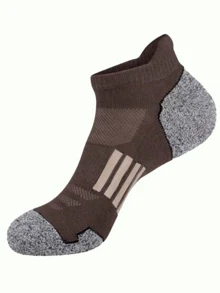 1/6 Pairs Men's Casual Boat Socks, Soft & Comfortable, Stylish & Minimalist, Great Gift - Multicolor - View 6