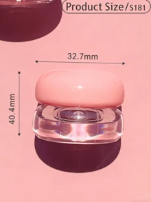 1个5克粉色迷你润唇膏罐，5克便携式眼影腮红盘，以及美妆亮片收纳挂绳。适合挂在包包、钱包上，方便日常出行。是收纳唇彩、指甲油和亮片的理想之选。5克的容量使其成为一款便携式旅行收纳瓶，也是送给女性的完美礼物。 - 彩色 - 查看 5