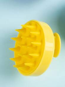 1 Set Hair Brush, Hair Massage Brush, Head Massage Brush, Comb, Soft Rubber Shampoo & Bath Tools - Multicolor - View 12