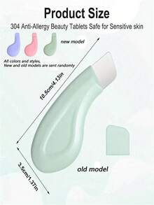 Manual Blackhead Remover, Blackhead Removal Tool, Blackhead Removal Scraper, Deep Pore Cleaner Spatula, Blackhead Extractor, Acne Removal, Skin Cleansing Tool, Beauty Care, Salon Use, Pore Cleaner Manual Extractor,The Best Valentine's Day Gift For Women,Room Decor,Travel Essential - Multicolor - View 4