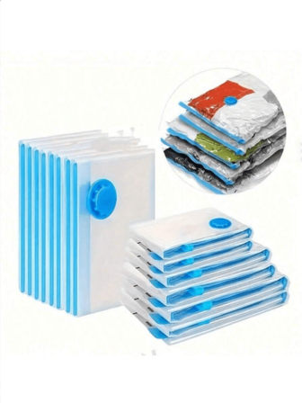 1pc/Set Space Saving Vacuum Storage Bags, Extra Large Vacuum Seal Bags With Travel Hand Pump, Vacuum Compression Bags For Clothes, Bedding, Blankets, Closet Organization, Large Capacity Cosmetic Bags, Makeup Bags For Lipsticks, Makeup Brushes, Skincare, Phones, Coins, Small Items, Multipurpose For Home, Gifts, Vacation, Holidays (Halloween, Christmas), Bohemian Style