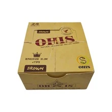 OHIS-768 张/24 册/32 张卷烟纸 + 32 个滤嘴 - 卷烟纸，108*44 毫米卷烟纸 - 真彩，100% 原生纸浆未漂白卷烟纸 - 天然阿拉伯树胶卷烟纸 - 44*78 毫米真彩卷烟纸 - 经典超薄卷烟纸，燃烧顺畅。 - 彩色 - 查看 5