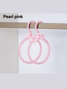 珍珠设计家居围巾/披肩收纳架 - 彩色 - 查看 4