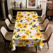 1/20件装向日葵图案春季桌布，涤纶材质，适用于节日装饰、厨房、户外、花园、派对、餐厅、家居装饰、春季装饰 - 彩色 - 查看 12