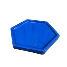 Large Hexagonal Mosaic Tray 18cm Various Colors Decoration - Agua verde azul - Ver 3