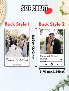 1pc,Custom Deck Of Cards, Personalized Photo Playing Cards With Box, Custom Couple Pictures And Family Photos Of Playing Cards, Table Game Cards,For Weddings, For Housewarming Living Room, Office, Tea Room, Home, New Job, Office Supplies,Unique Valentine's Day Gift Photo Gifts, Family Party Favors,Anniversary Gift - Multicolor - View 3