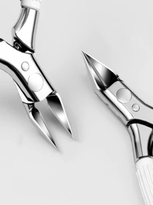 1件装指甲角质层钳/剪钳/去除器/剪刀/足部护理/美甲工具 - 彩色 - 查看 4