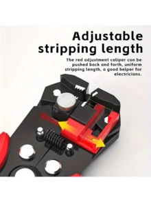1 件装 24-10AWG 自动剥线钳 - 多功能快速剥线剪线压线工具，带防滑手柄，适用于家居装修、家电维修、汽车保养、电工、手动工具 - 彩色 - 查看 7