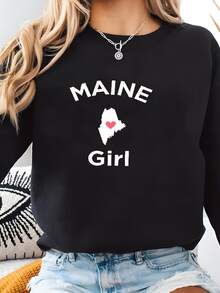 Women Sports Sweatshirts - Black - View 2
