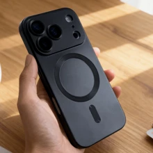 新款时尚金属漆磁吸镜头保护盖，兼容 17 Air 16 E 15 14 Plus 13 12 11 Pro Max（支持无线充电），兼容三星 Galaxy S26/S26Plus/S26Ultra/S25FE/S25Ultra/S25/S25Plus/S24/S24FE/S24Plus/S24Ultra/S23FE/S23Ultra/S23Plus/S23/S22/S22Ultra/S22Plus/S21/S21FE/S21Ultra/S21Plus/S20/S20FE/S20Ultra/S20Plus/A56/A36/A16/A26/A17/A25/A54/A34/A14/A24/A06 - 黑色 - 查看 9