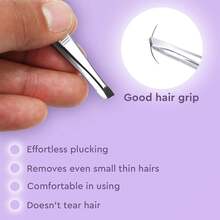 12pcs/Set Women's Eyebrow Tweezers - 3.5 Inch Stainless Steel Tweezers With Heart-Shaped Tips, Easy To Remove Eyebrow And Ingrown Hair - Compact Size, Suitable For Eyebrow Stylists And Beauty Enthusiasts,Giveaways,Travel,Cheap Stuff,Travel Essential - Silver - View 3