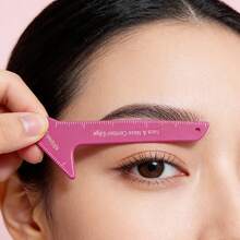 2026 New Stainless Steel Beauty Auxiliary Ruler For Eyeliner Makeup Beginner's Skill Eye Shadow Thrush Portable Makeup Tool