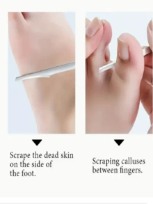 1/2/3pcs Stainless Steel Foot File Tool, Professional Foot Scraper Dead Skin Remover, Foot Care Tool For Men And Women