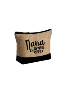Bộ 3 túi tote vải lanh Nana, bao gồm túi đựng mỹ phẩm, với họa tiết chữ Nana hình trái tim, túi xách thời trang, ví nhỏ, túi tote tối giản dung tích lớn, túi tote đựng đồ thường ngày tiện dụng, túi đeo vai đa chức năng, túi xách tay, túi đựng đồ du lịch thời trang, túi vệ sinh cá nhân, món quà hoàn hảo cho các dịp lễ, sinh nhật, ngày Valentine, năm mới. - Nhiều màu - Xem 15