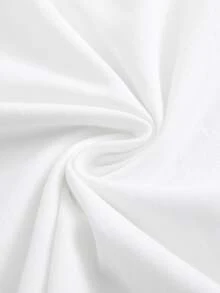 Men's Short-Sleeved T-Shirt With Fashionable Circular Red And Yellow Patterns, Made Of Soft Cotton. It Features A Casual And Loose Fit, Suitable For Daily Wear, Fitness, And Sports. This Pure Cotton Men's Top Is Perfect For Summer. - 白色 - 查看 2