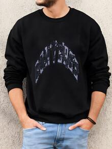 Mens Escoger!! Sudadera Cuello De Tripulación Vintage Suéter Grande Logo Suéter Cuello De Tripulación Tamaño M Sudadera - Negro - Ver 2