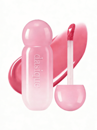  Dasique 晶莹亮泽唇彩，高光泽不粘腻保湿唇部彩妆，Y2K 时尚女性玫瑰女孩派对旅行日常最佳色彩魅力氛围假日必备，女士彩妆礼物圣诞礼物玫瑰女孩最佳色彩魅力氛围返校