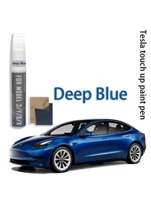Tesla Car Paint Scratch Repair Pen, Includes Pearl White, Black, Red, Blue, Gray For Model Y, Model 3, Model X And Model S, Durable And Waterproof Anti-Rust Automotive Scratch Repair Kit With Sandpaper - Tesla Touch-up Pen - View 11