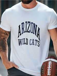 Mens Vintage Arizona Wildcats Crewneck Sweatshirt Medium T-Shirt - trắng - Xem 2