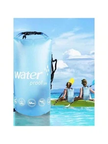 Waterproof Dry Bag, Lightweight Dry Sack With Seal & Waterproof Case, Floating On Water To Keep Gear Dry, Ideal For Kayaking, Beach, Rafting, Boating, Hiking, Camping & Fishing - Baby Blue - View 2
