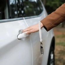 Llavero hecho a mano de estilo bohemio, llavero de coche, dije de bolso, pulsera - Multicolor - Ver 7