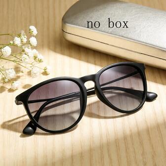 1 par retro runda modeglasögon för kvinnor, vintage punk street-stil, lämpliga för utomhusvardagsliv, mångsidiga modeglasögon, klassiska kvinnor, halloween, sommarstrandsemester, utomhusresor, fritid, superstora runda bågar, lämpliga för utflykter, skolstart och andra tillfällen