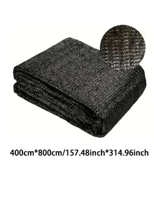 1件装游泳池落叶防护网罩，细密网眼落叶网，适用于地上泳池，冬季地上泳池罩，细密网眼泳池防护罩，带加固边缘的泳池落叶罩，适用于地上和地下泳池，可拦截落叶，遮阳网 - 黑色 - 查看 12