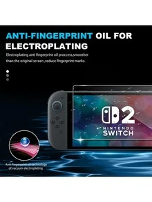 XINHONGYU 3片装钢化玻璃屏幕保护膜，兼容Switch/Switch OLED/新款Switch 2 (2025)、Switch Lite游戏机，全屏保护，防刮擦防摔。 - 3pcs - 查看 7