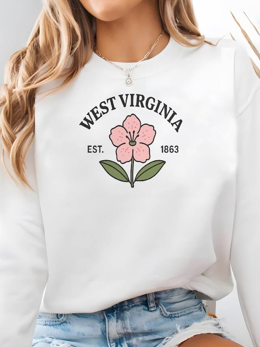 Women Plus Size Sports Sweatshirts - White - View 1