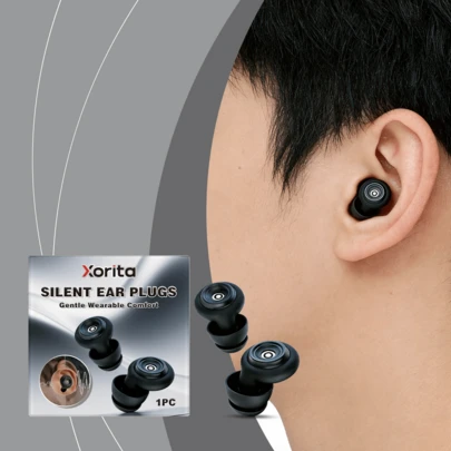 Xorita Soundproof Earplugs Soft Comfortable Compact Fit Portable Daily Office Travel Wear Noise Reduction