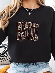 Sudadera Estética De Halloween: Regalo De Cuidado De La Piel Espeluznante Sudadera - Negro - Ver 2