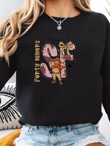 Women Sports Sweatshirts - Black - View 2