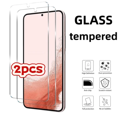 2pcs High Definition Full Coverage Tempered Glass Screen Protector, Suitable For Samsung Galaxy A22 / A23 / A30 / A31 / A32 / A33 / A34 / A50 / A51 / A52 / A71 / A72 / A80 / A52 / A40 / A42