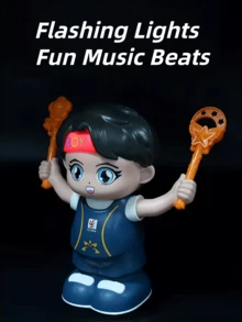 Elektryczna zabawka kaskaderska z muzyką, fajne światła, obrót o 360 stopni, dynamiczna zabawa, kreskówkowy pokaz kaskaderski, zabawa, przygoda dla przedszkolaków, chłopiec, dziewczyna, podróż, dom, szkoła, rozrywka na zewnątrz, wewnątrz, prezenty urodzinowe dla dzieci, zabawki dla dziewczynek, zabawki dla chłopców, lalki, zabawki dla dzieci, zabawki dla niemowląt, zabawki do tańca - Wielokolorowe - Zobacz 4