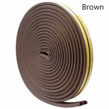 500cm Self-Adhesive Foam Weatherstrip Seal Tape, Suitable For Doors & Windows, Soundproof Windproof Sealing Strip, Stickers, Wall Decals, Vinyl Decals, Home Decor, Spring Decorations, Home Renovation - Multicolor - View 11