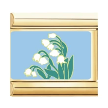 1PC Stainless Steel Module Bracelet Components, With Various Printed Patterns,Featuring Elements Of Stars, Moon, Heart, Devil's Eye, Flowers, And Cat, DIY Making Jewelry For Bracelet Necklaces, Can Be Freely Matched With Different Styles