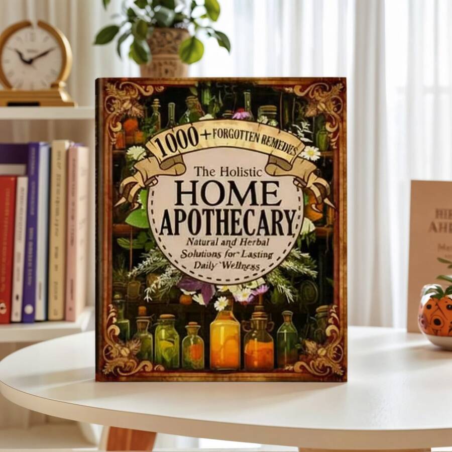 1000 FORGOTTEN REMEDIES The Holistic HOME APOTHECARY Natural And Herbal Solutions For Lasting Daily Wellness. - Brown - View 1
