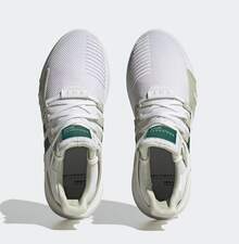 Giày thể thao chạy bộ Adidas EQT BASK ADV mới, thoải mái, nhẹ, cổ thấp, giảm sốc và chống mài mòn, giày sneaker đế dày nhẹ, phong cách retro tối giản, sản phẩm bán chạy ID0546. - Đường khâu màu trắng và xanh lá cây - Xem 3