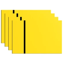 Printer Paper - Yellow Panel With Black Engraving - View 7