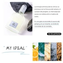 Set de Perfumes para Hombre (4 Fragancias) – Fresco, Cítrico y Amaderado | compactos y portátiles | Ideal para uso diario o regalo - Múltiples aromas - Ver 6