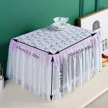 1 pieza Cubierta para horno microondas, universal, transpirable, totalmente cerrada, lavable, de doble capa, a prueba de aceite y polvo, cubierta para horno, Día de la Mujer, artículos esenciales de viaje, recuerdos de boda, Y2K, dormitorio, accesorios para automóviles de mujer, decoración de cocina, boda, Y2K, fiesta, regalo del Día de la Madre, decoración de dormitorio, jardín, decoración de cocina, verano, playa, artículos esenciales de viaje, decoración de habitación, Squishy, graduación - Multicolor - Ver 2
